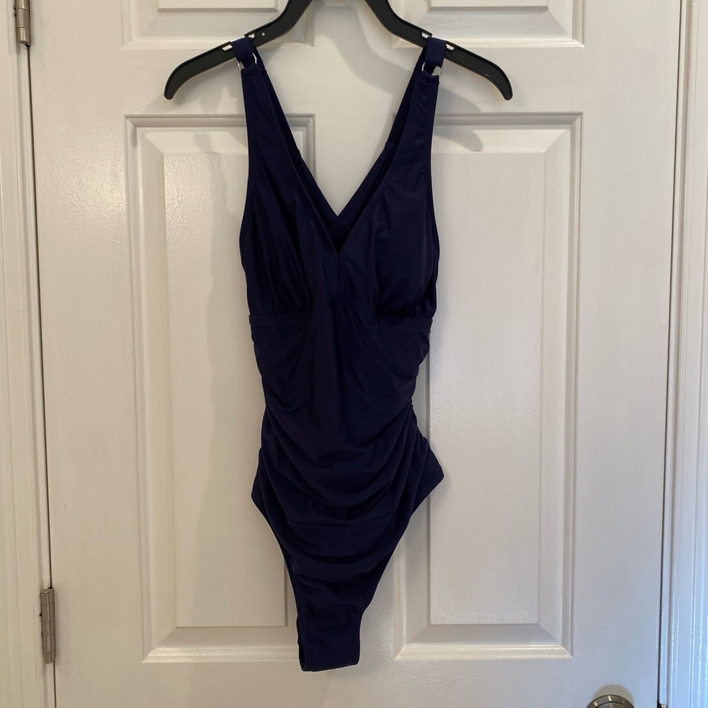 Cupshe Navy One Piece Swimsuit nwt